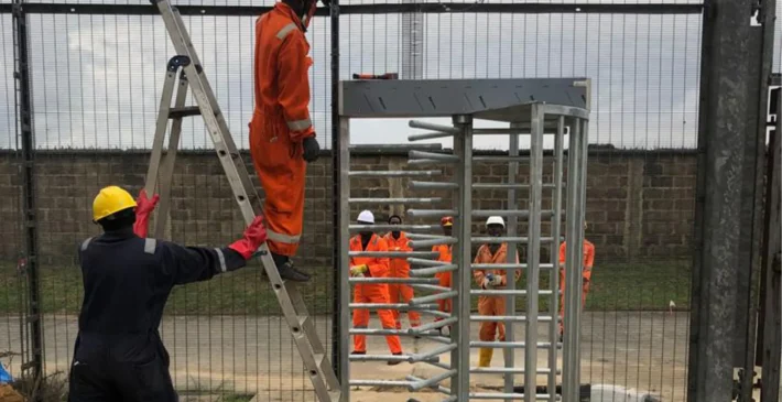turnstile-gate-installation